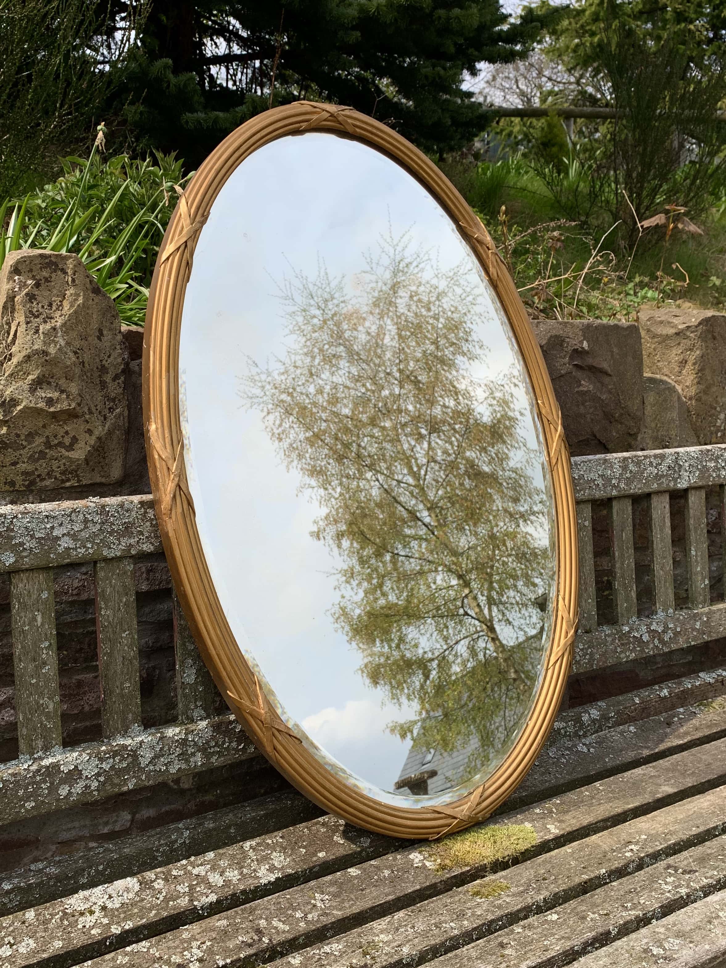 Oval mirror